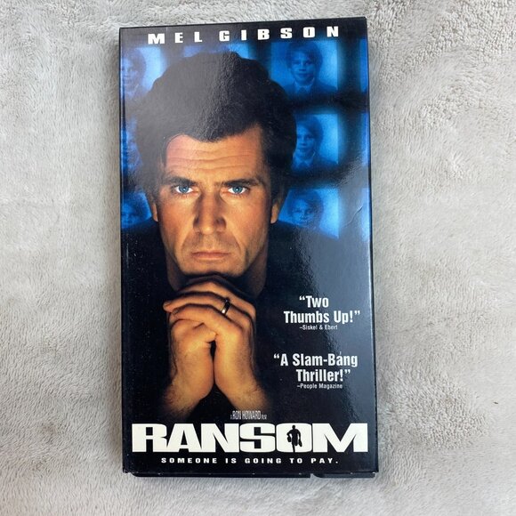 Ransom 1996 Mel Gibson Rene Russo Thriller Drama VHS Tape - Picture 1 of 2